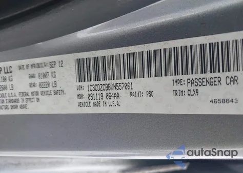 2013 Dodge Avenger Sxt z USA, uszkodzony, nr VIN 1C3CDZCB8DN557061